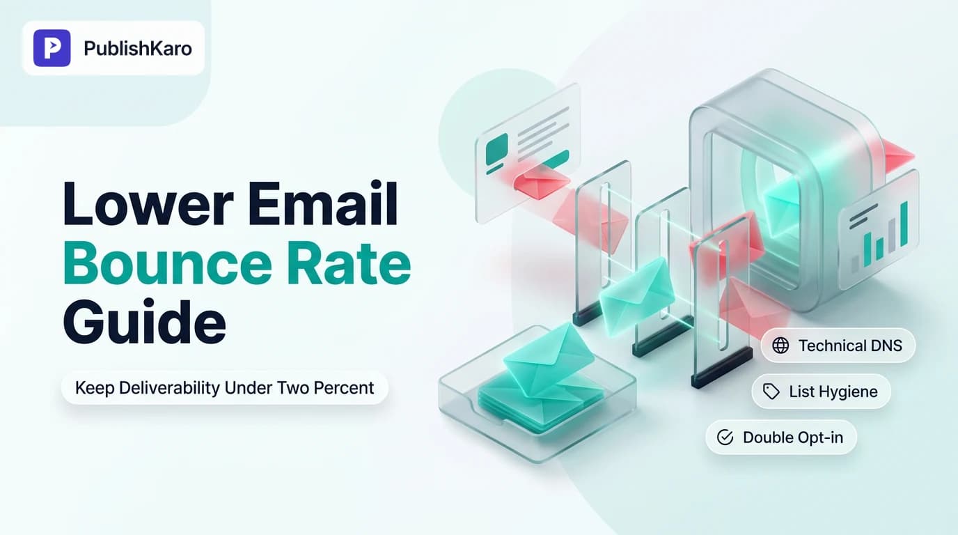 A digital analytics dashboard displaying email deliverability metrics and bounce rates dropping below two percent.